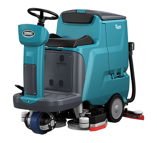 T681 Small Ride-On Scrubber-Dryer alt 2