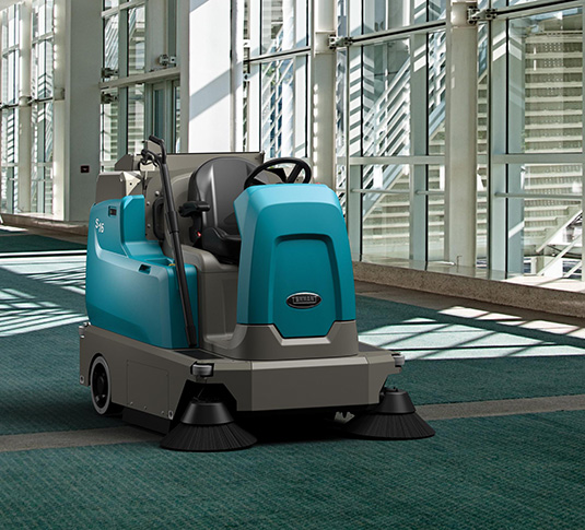S16 Battery-Powered Compact Ride-On Sweeper alt 2